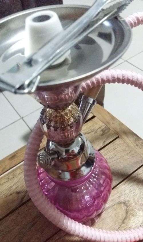 Pipes Hookah / Okka / Shisha Hubbly Bubbly Pink Small was listed